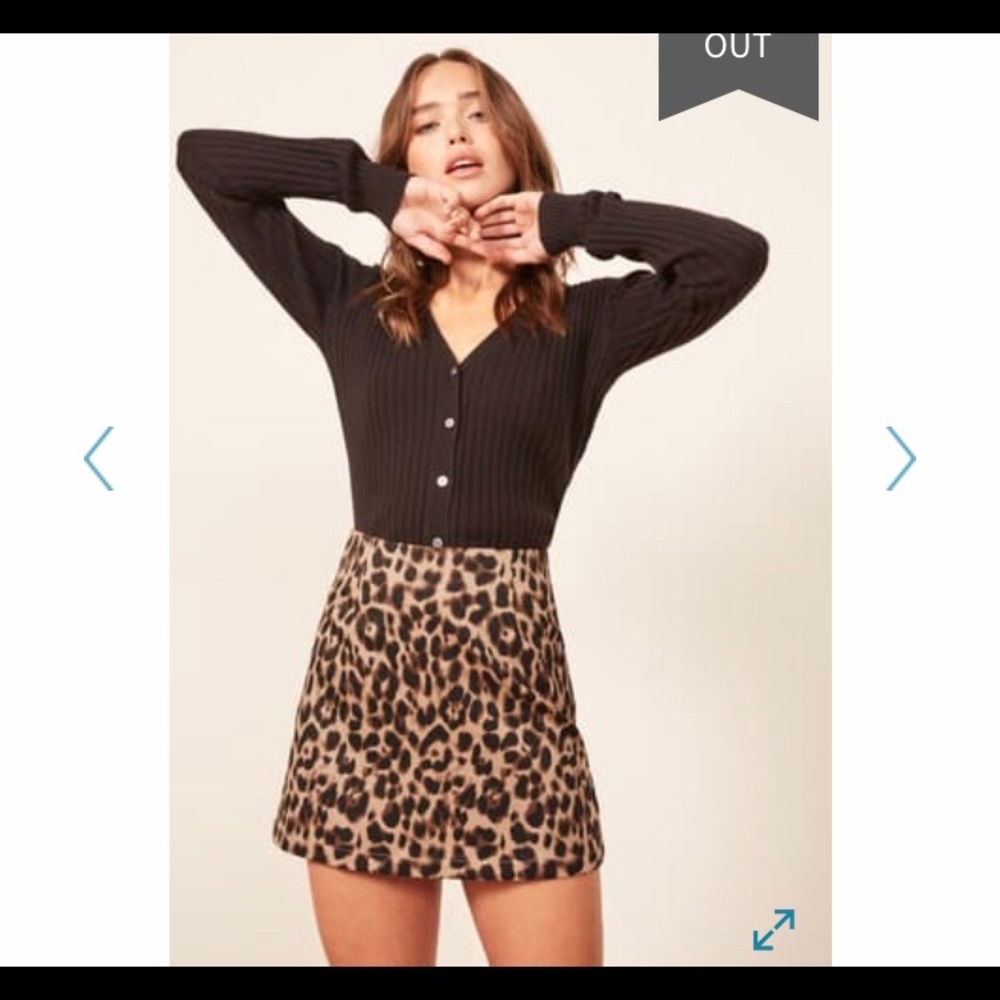 🐆 NWT Reformation Jamie Skirt